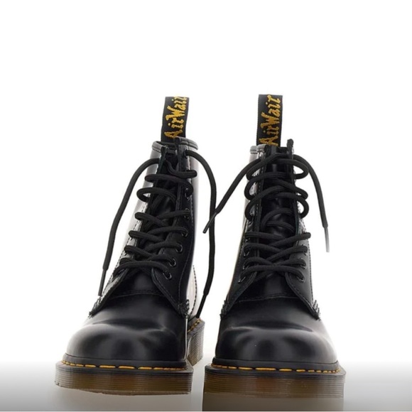 DR. MARTENS "1460" Smooth leather boots - Picture 3 of 8